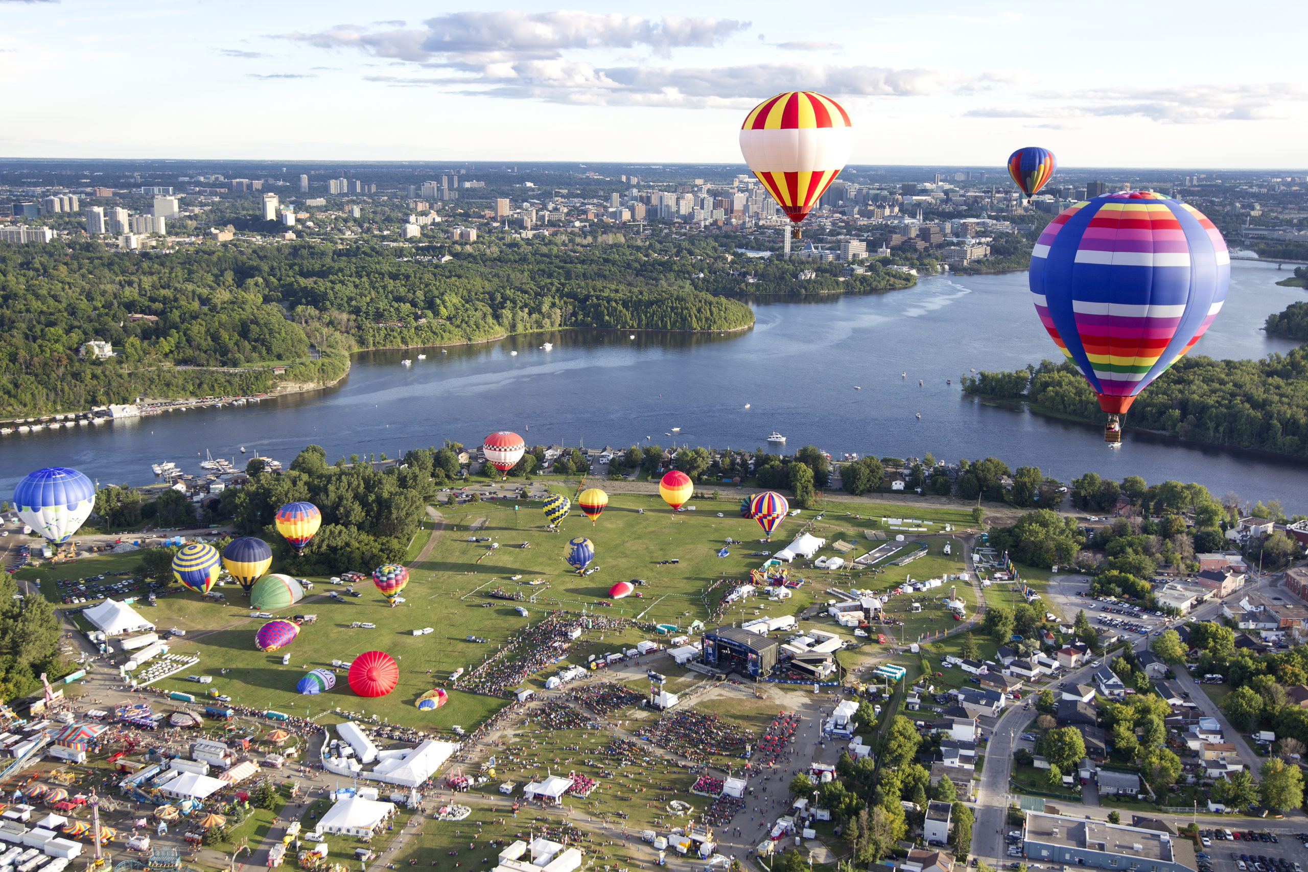  Festival de montgolfières à Gatineau – Source : Festival de montgolfières de Gatineau