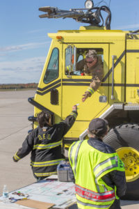 Emercency preparedness exercise at the Frederiction International Airport - Traning exercise